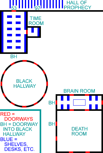 Map of the Department of Mysteries